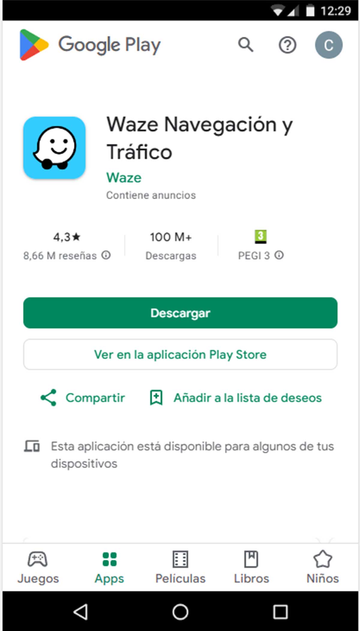 App Waze para detectar radares.