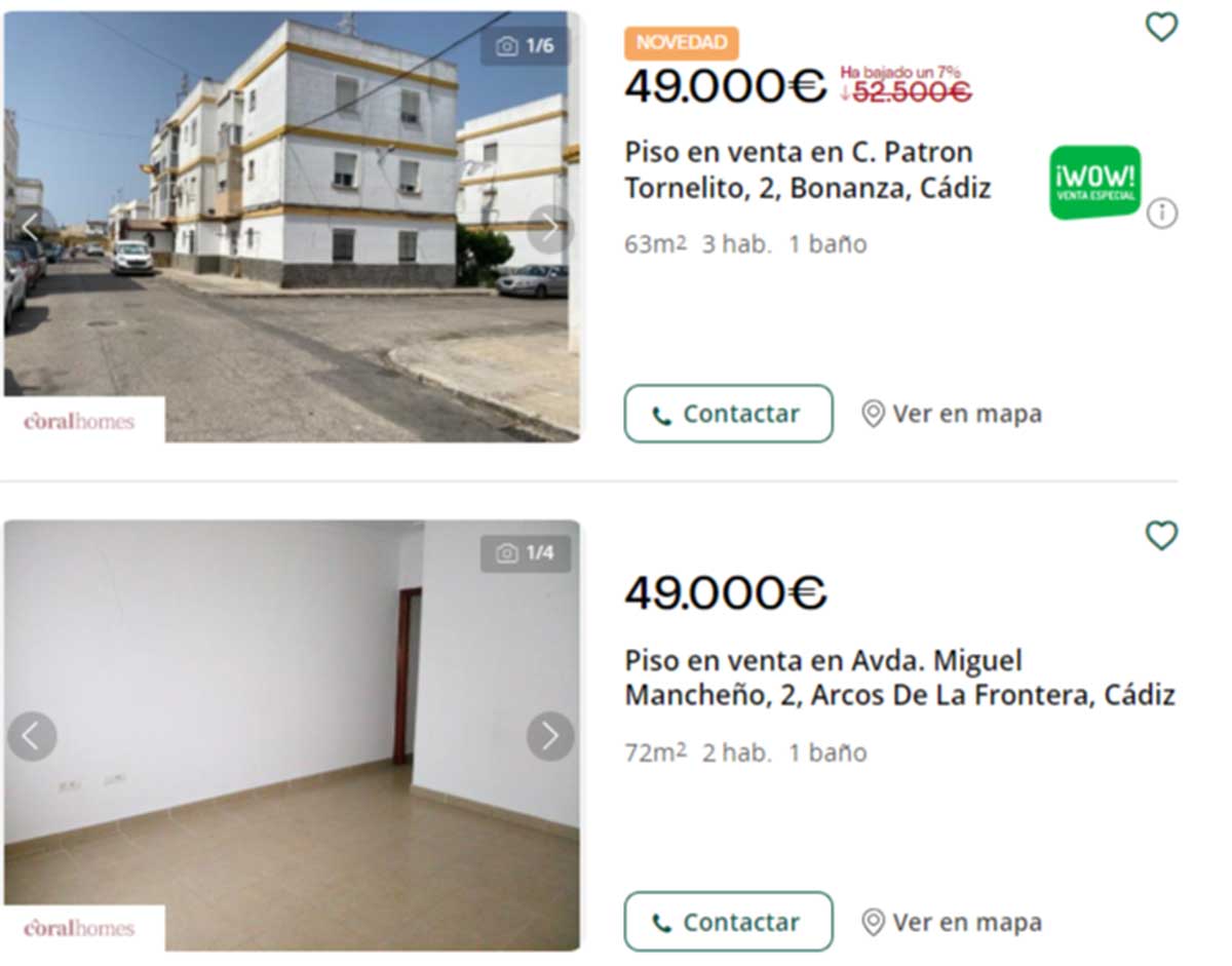 Apartamento en Cádiz por menos de 50.000 euros