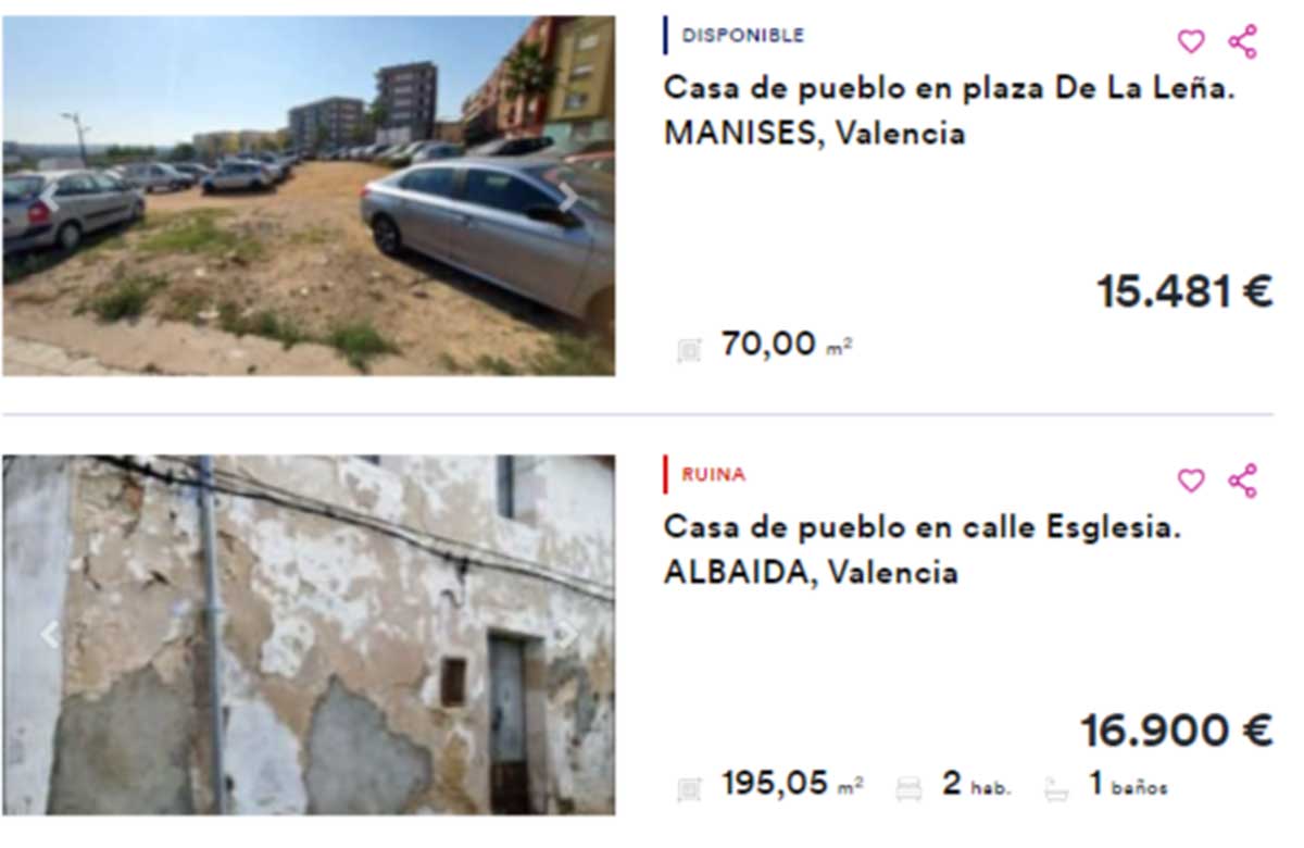 Casa a la venta en Valencia por 15.000 euros