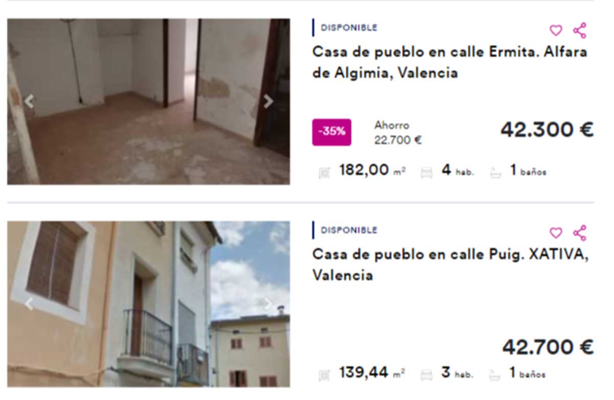 Casa a la venta en Valencia por 42.000 euros