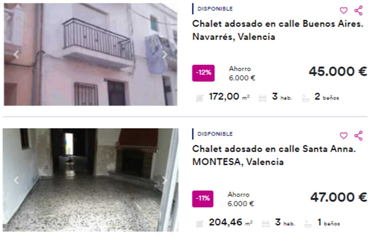 Casa a la venta en Valencia por 45.000 euros