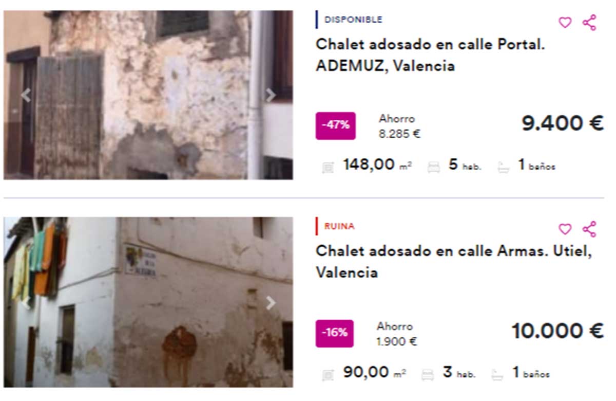 Casa a la venta en Valencia por 9.000 euros
