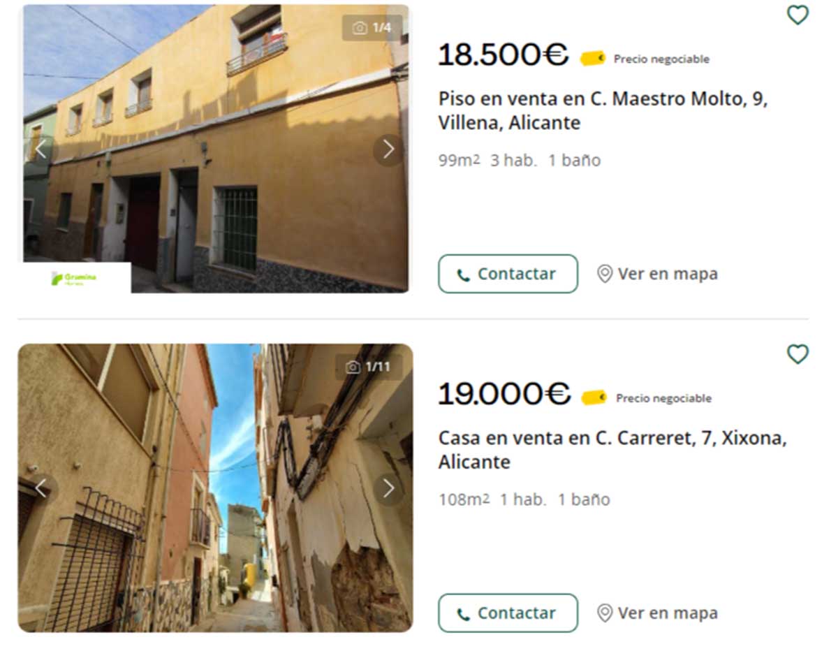Pisos en Alicante por 18.000 euros