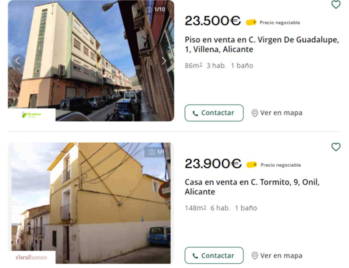 Pisos en Alicante por 23.000 euros