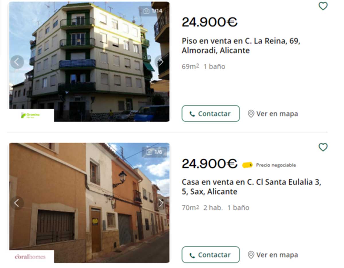 Pisos en Alicante por 24.000 euros