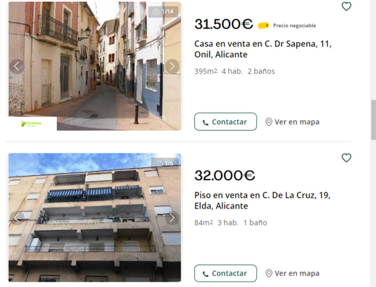 Pisos en Alicante por 31.000 euros