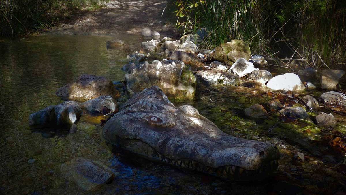 Escultura del cocodrilo