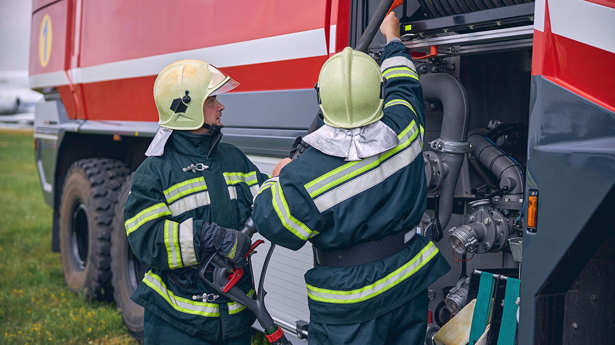 Personal del cuerpo de Bomberos