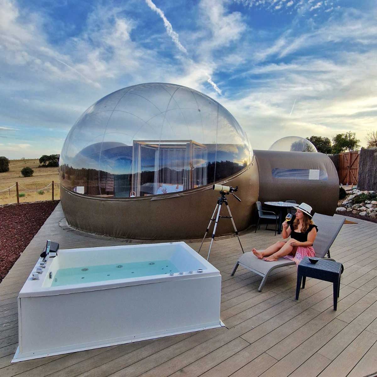 Exterior de la burbuja