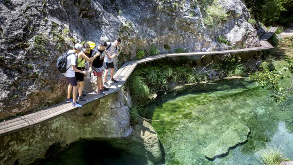 Camino y ruta por pasarelas