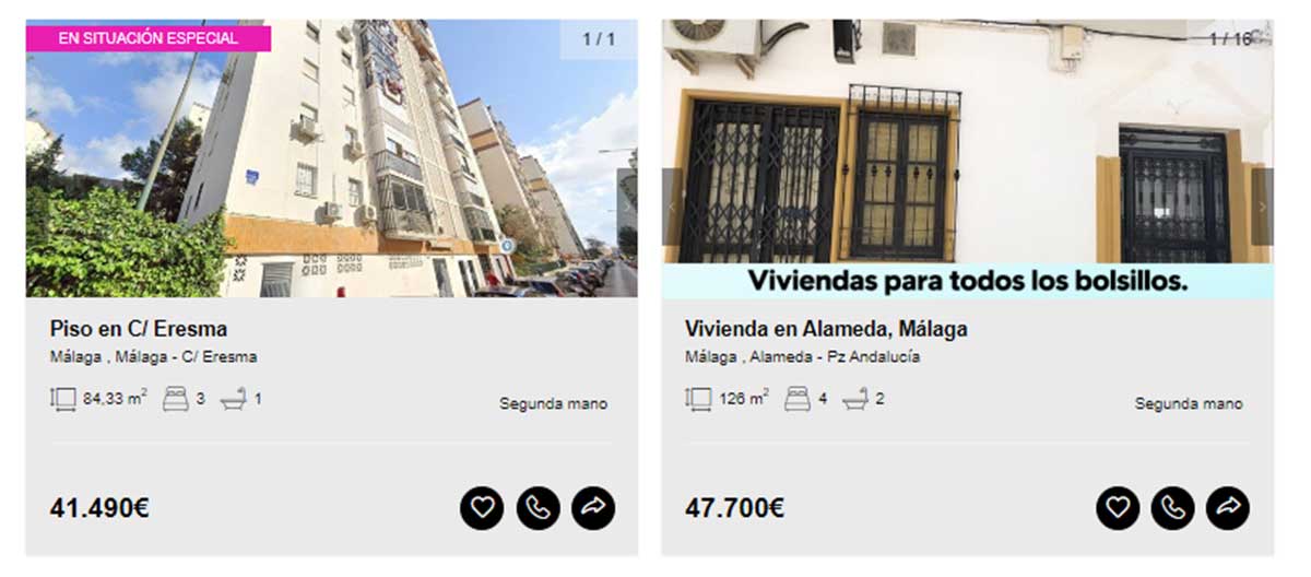 Piso en Málaga por 40.000 euros