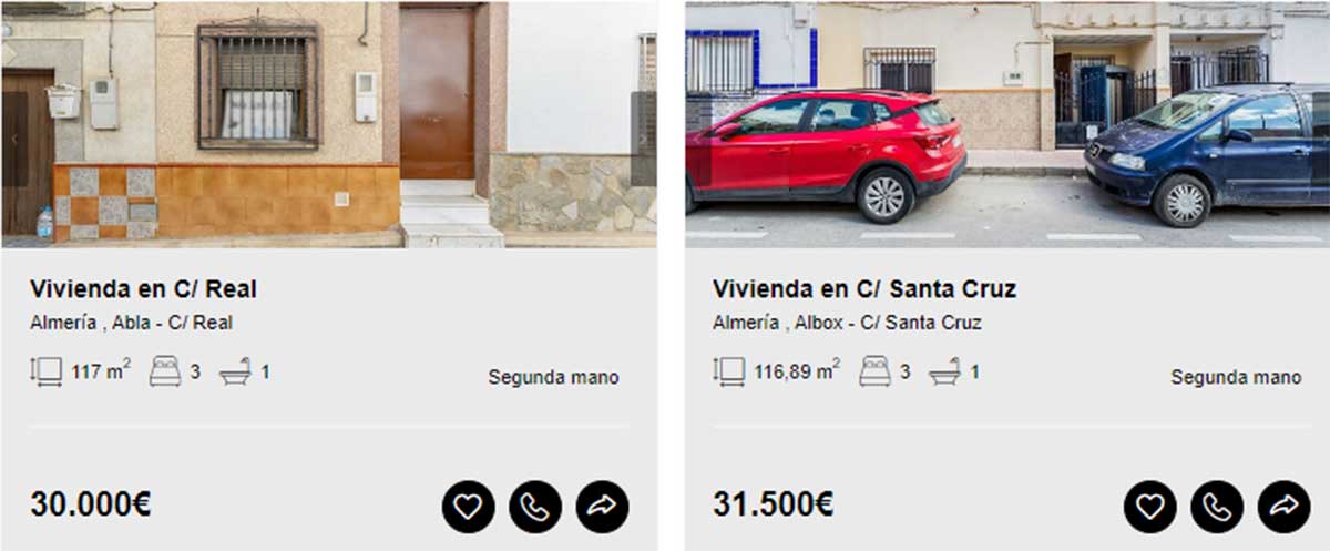 Pisos a la venta en Almería por 28.000 euros