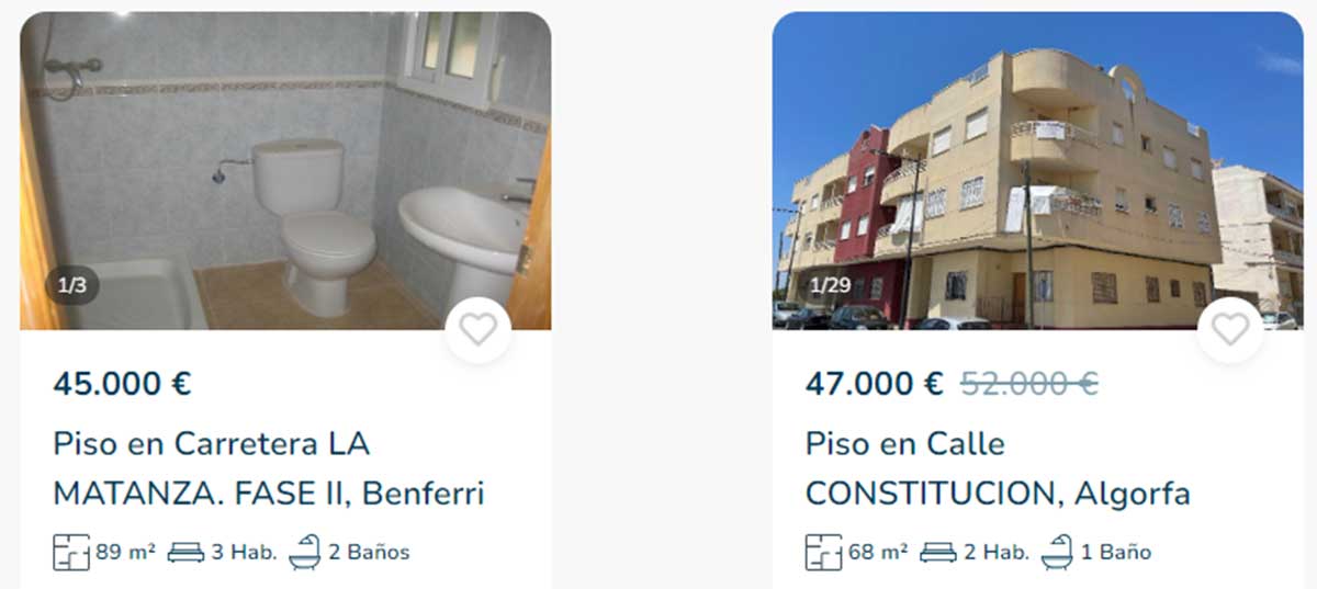 Pisos en Alicante por 45.000 euros