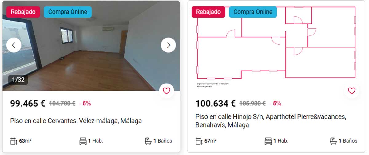 Piso en Málaga por menos de 100.000 euros