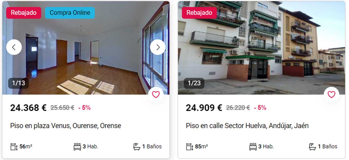 Piso con terraza a la venta por 24.000 euros