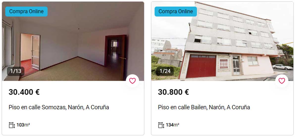 Piso con terraza a la venta por 30.000 euros