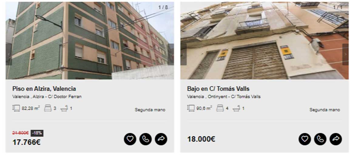 Pisos en Valencia por 18.000 euros
