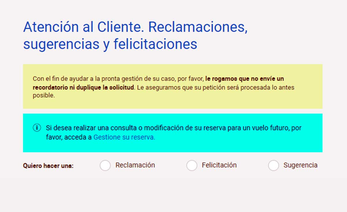 Reclamación Air Europa