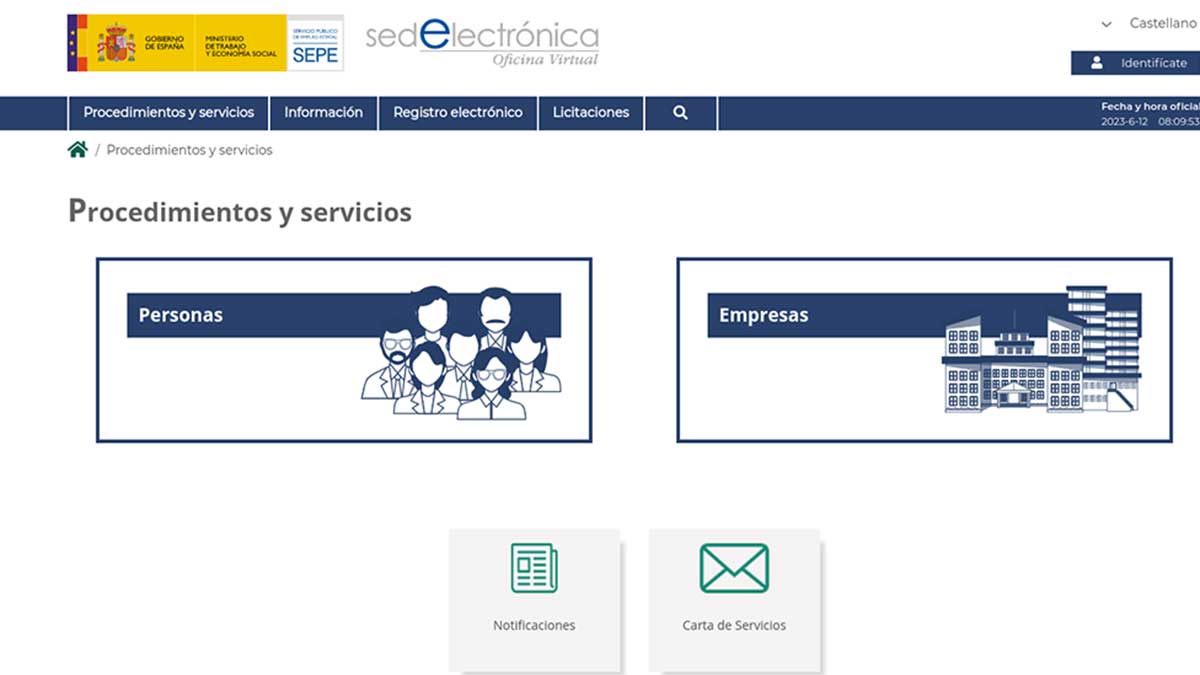 Procedimientos y servicios