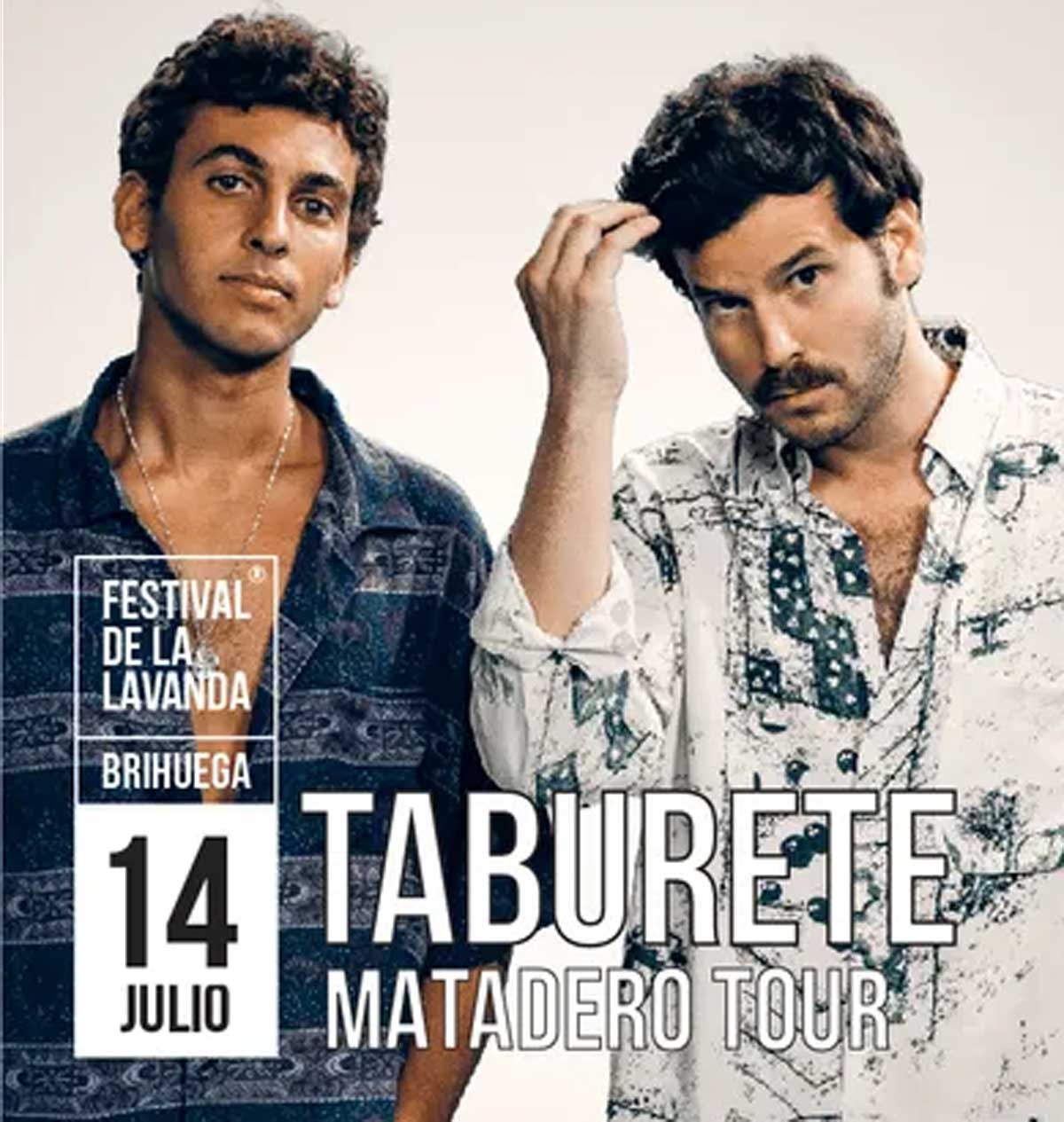 Cartel de Taburete Festival de la Lavanda.