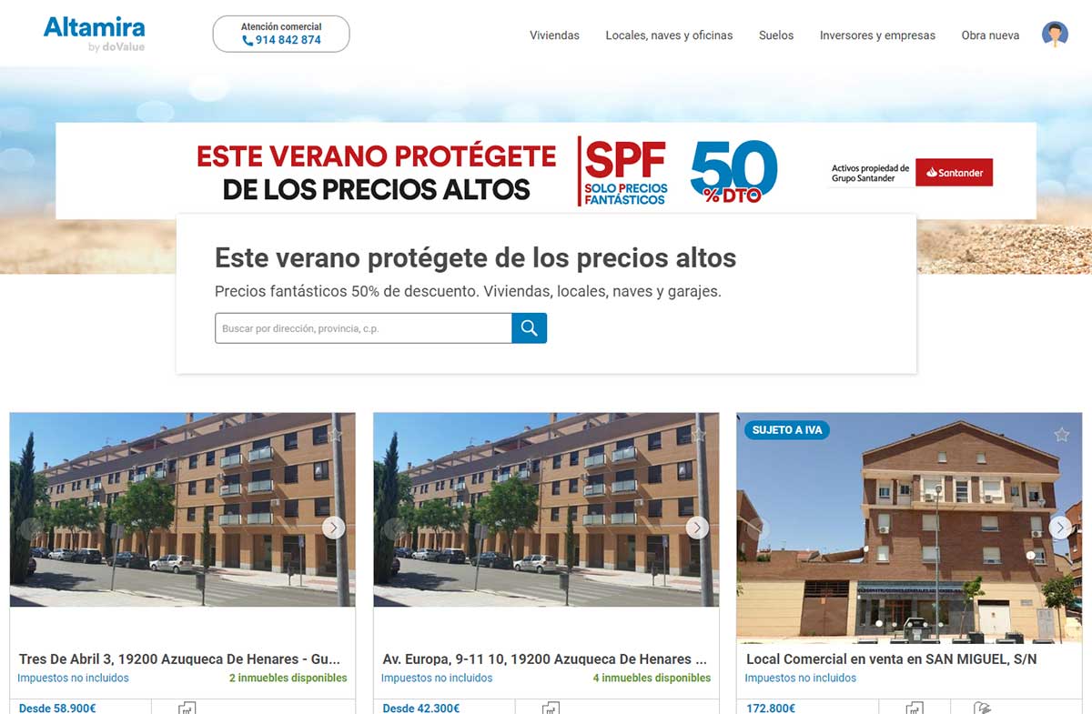 Campaña de promociones de Altamira