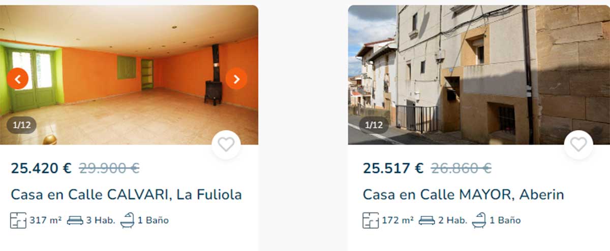 Casa en venta por 25.000 euros
