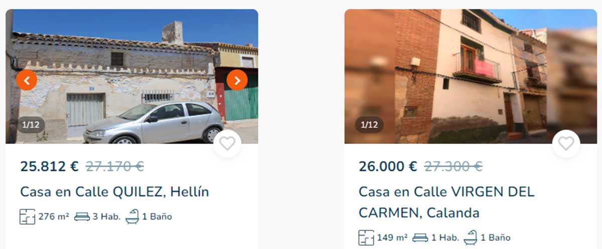 Casa en venta por 26.000 euros
