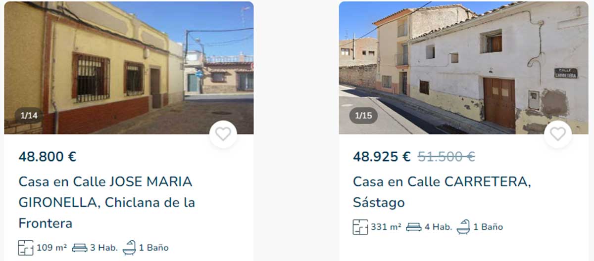 Casa en venta por 48.000 euros