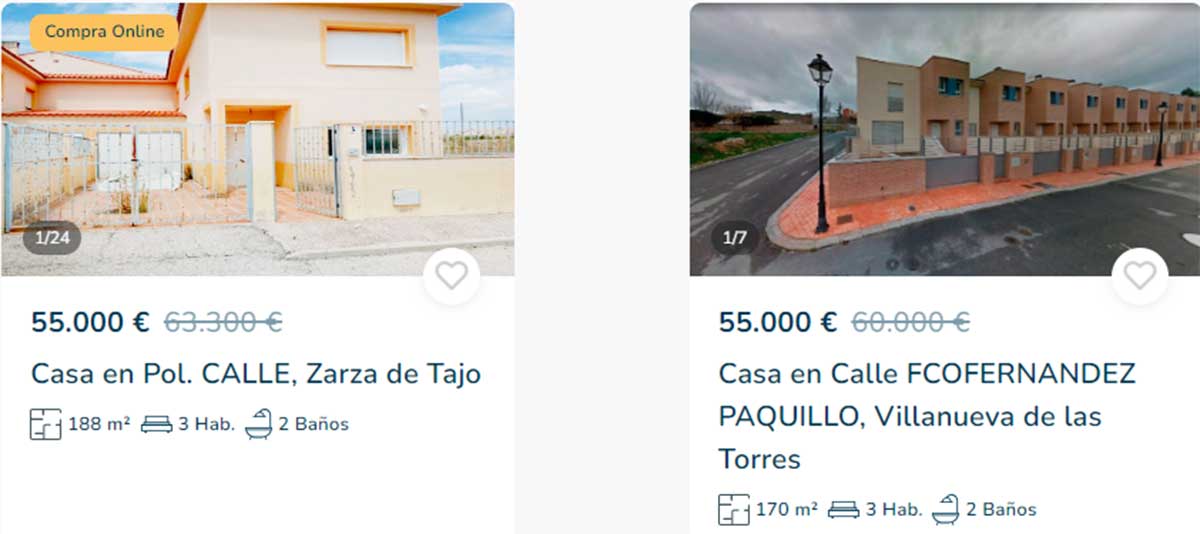 Casa en venta por 55.000 euros