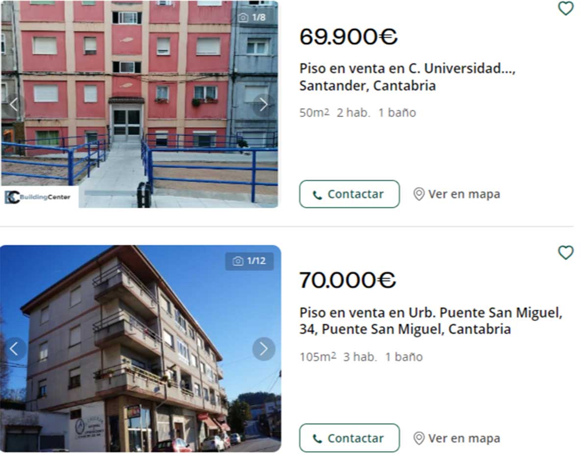 Casas en Cantabria por 70.000 euros