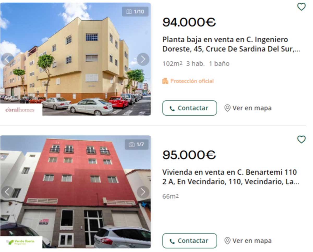Casa en Las Palmas por menos de 100.000 euros