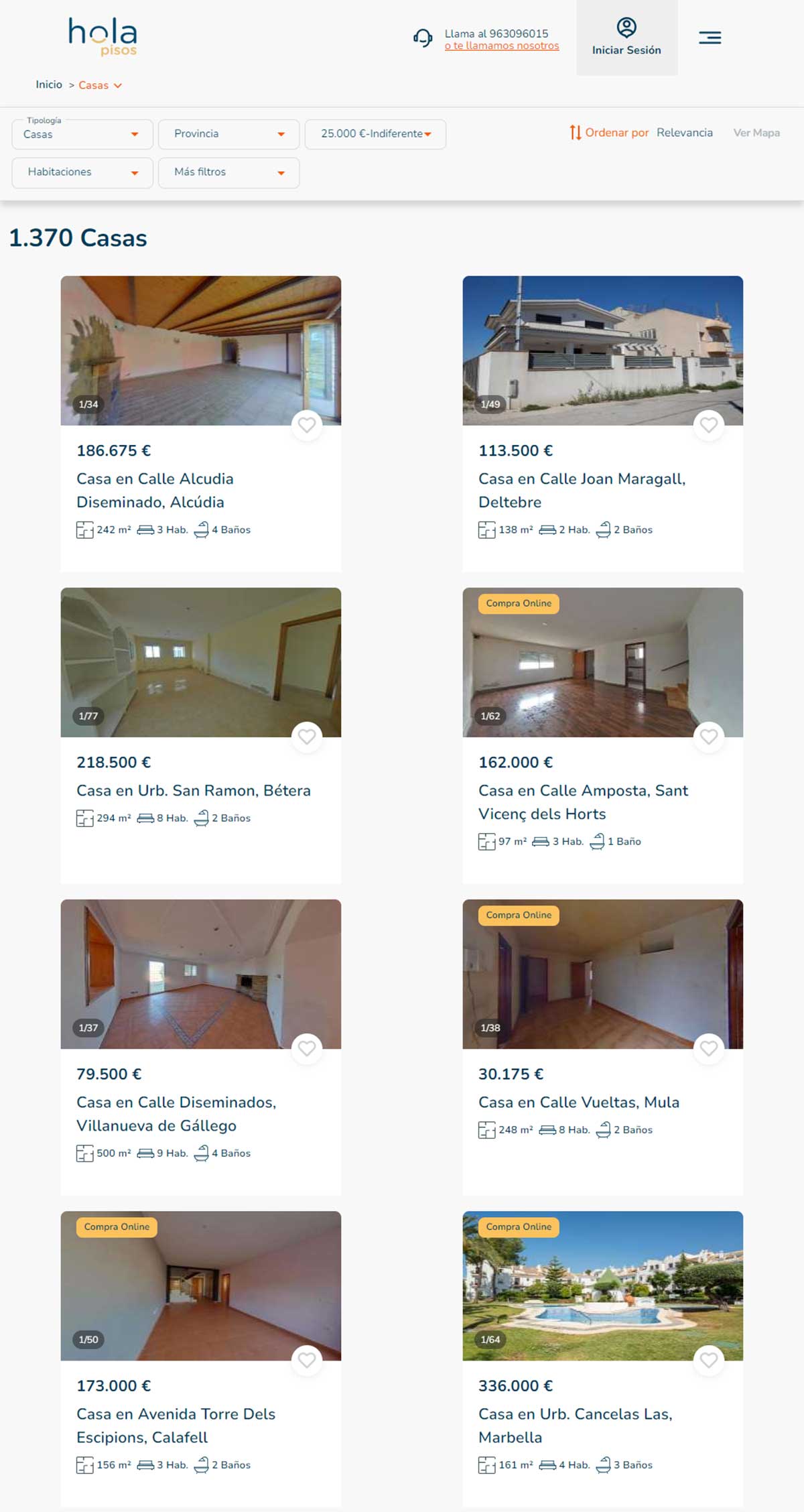 Catálogo de Holapisos