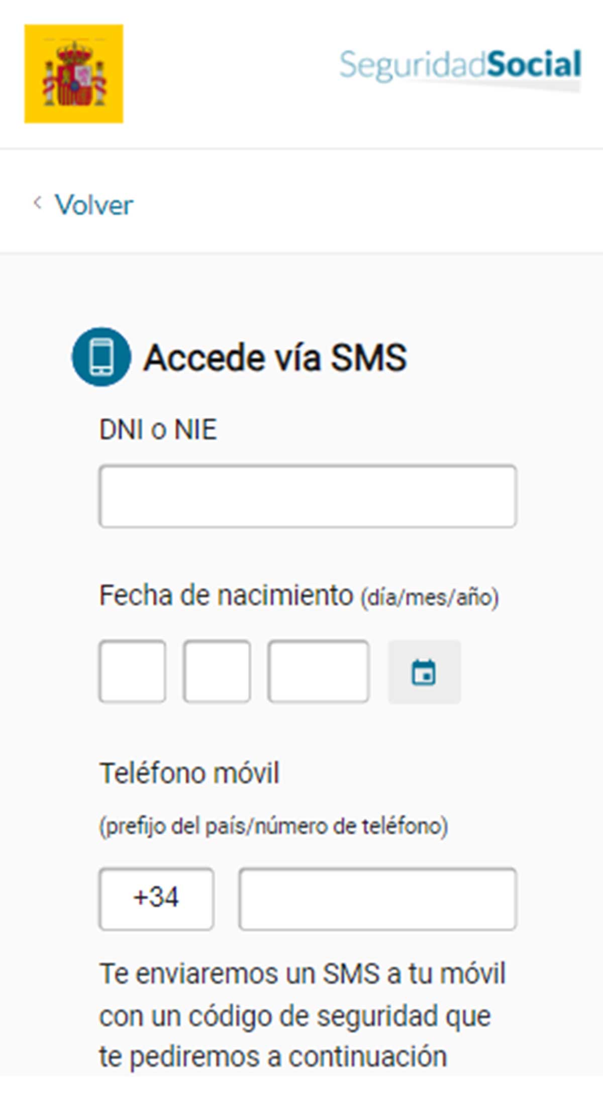 Verificación SMS