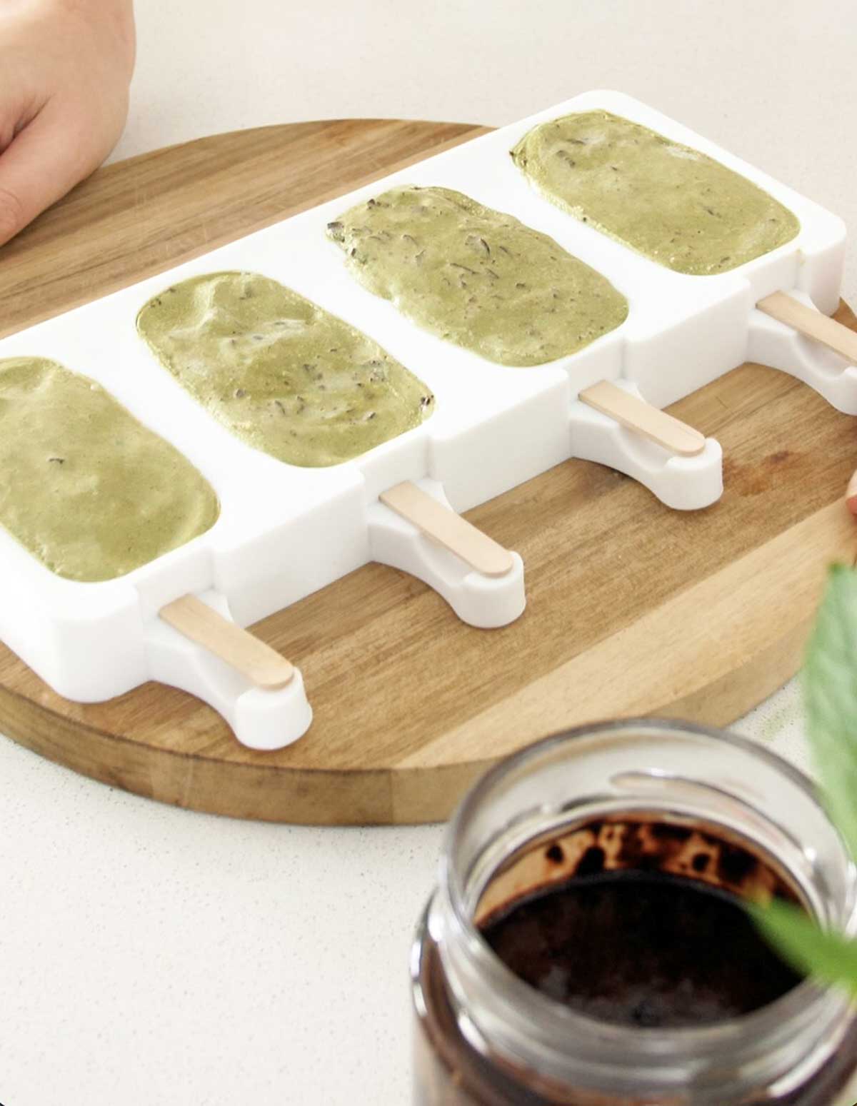 Mezcla de helado congelado