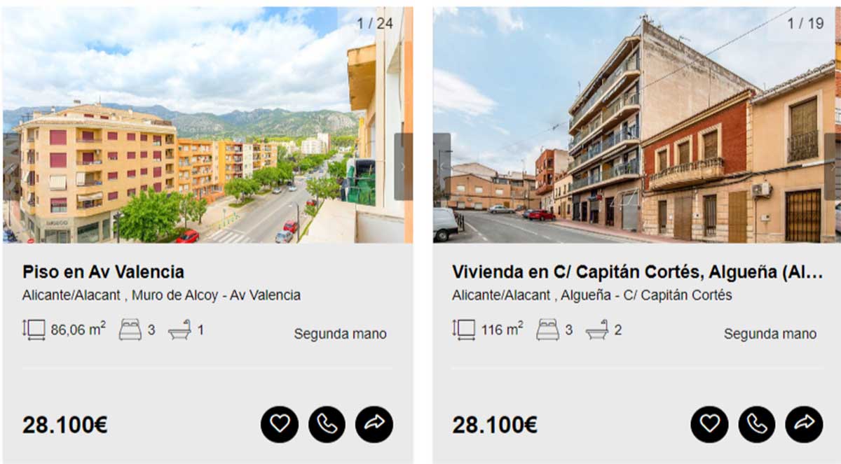 Pisos a la venta en Alicante por menos de 30.000 euros