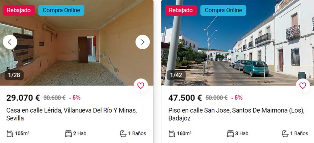 Pisos en Aliseda a la venta por 29.000 euros