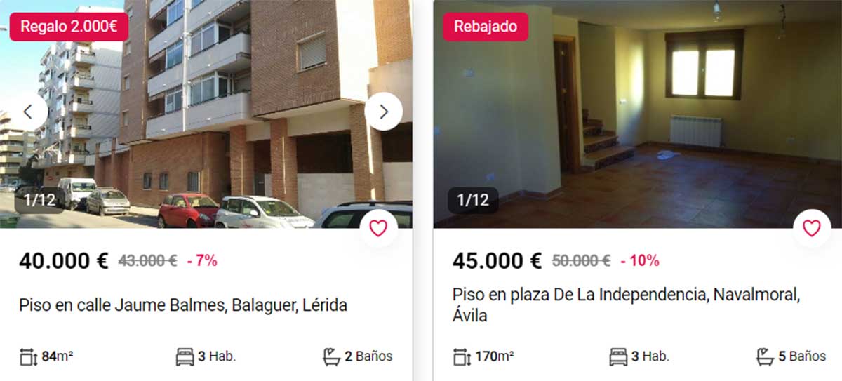 Pisos en Aliseda a la venta por 40.000 euros