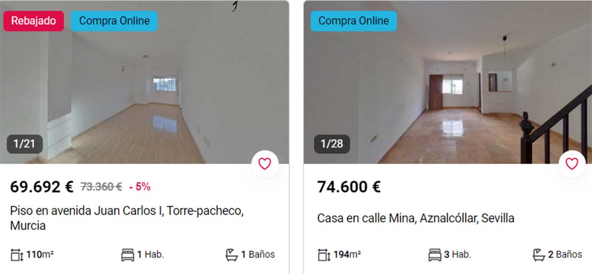 Pisos en Aliseda a la venta por 69.000 euros