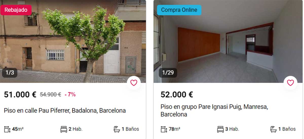 Piso en Barcelona por 51.000 euros