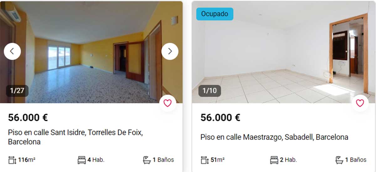 Piso en Barcelona por 56.000 euros
