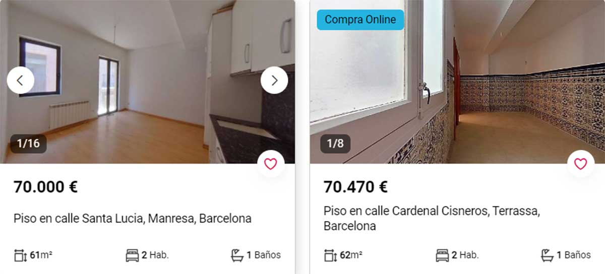 Piso en Barcelona por 70.000 euros