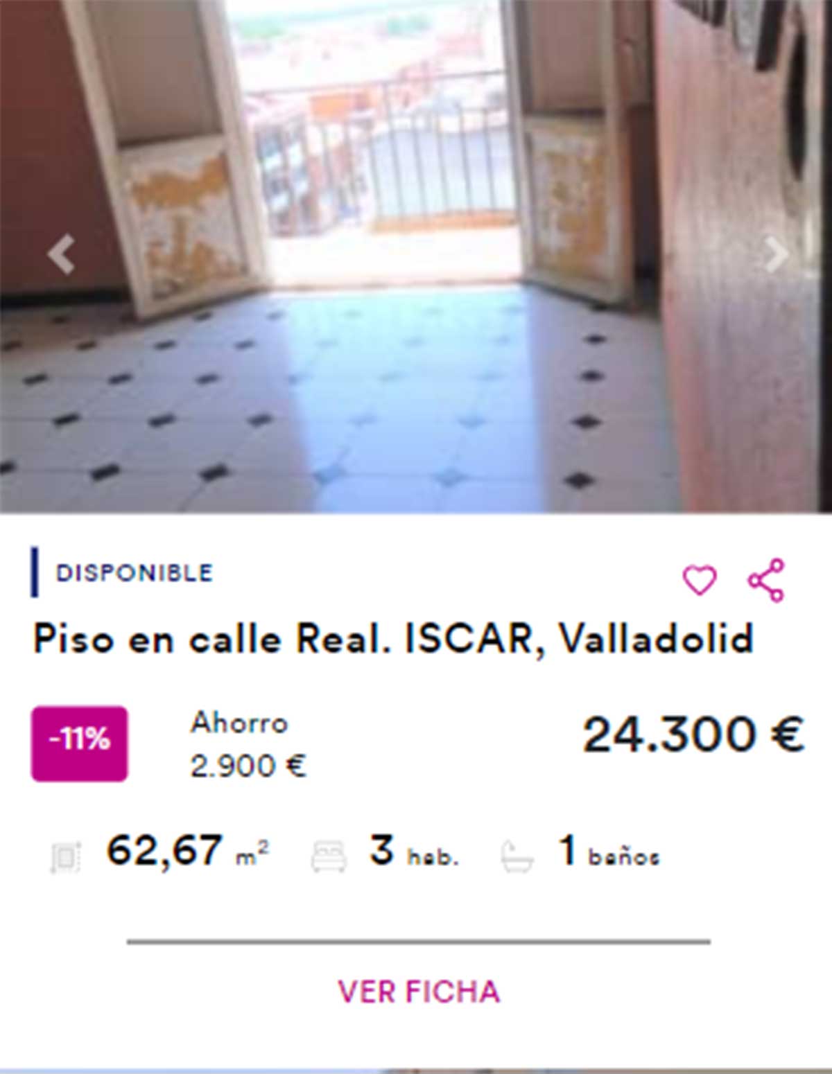 Piso de BBVA a la venta por 24000 euros