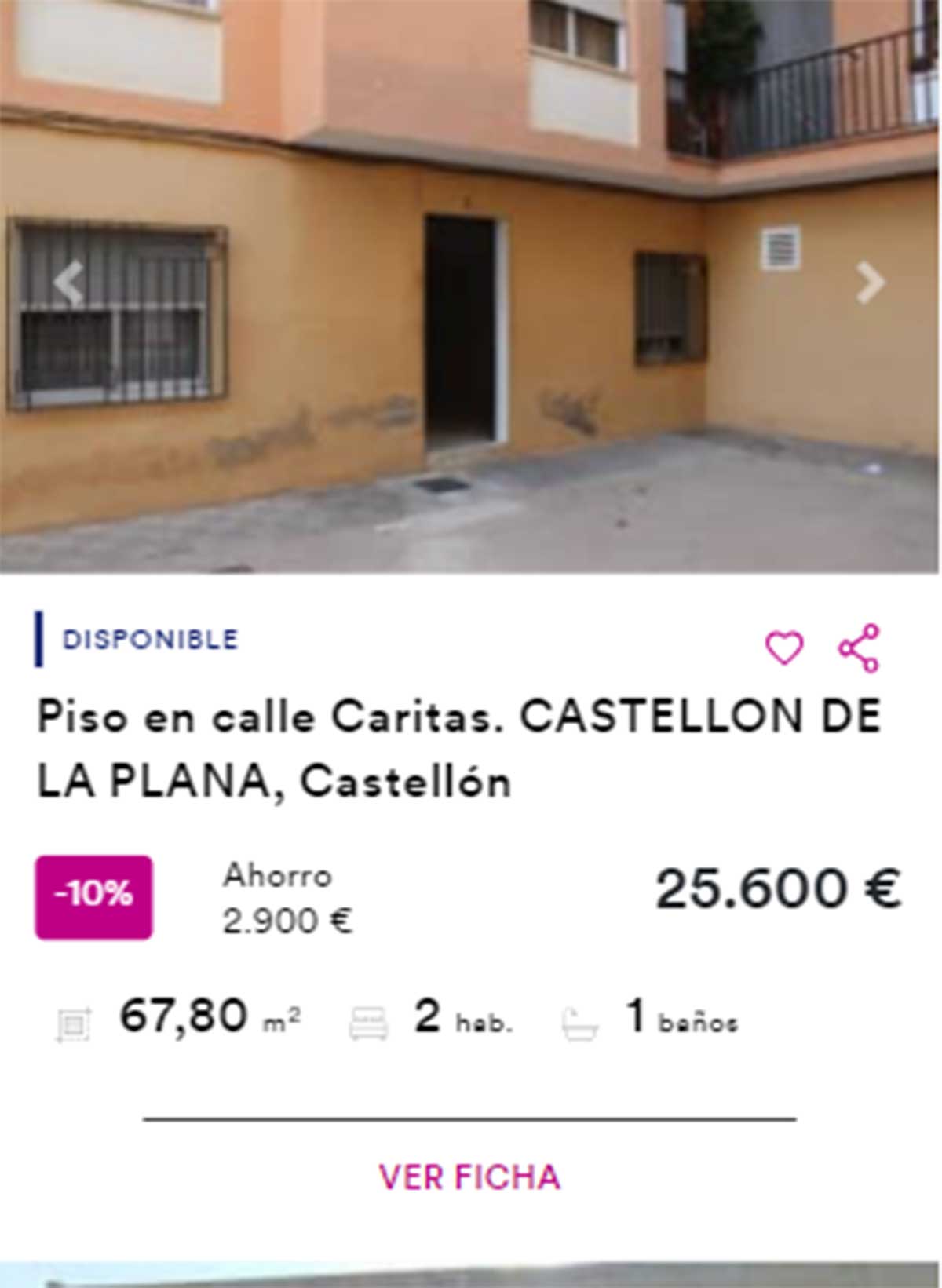 Piso de BBVA a la venta por 25.000 euros