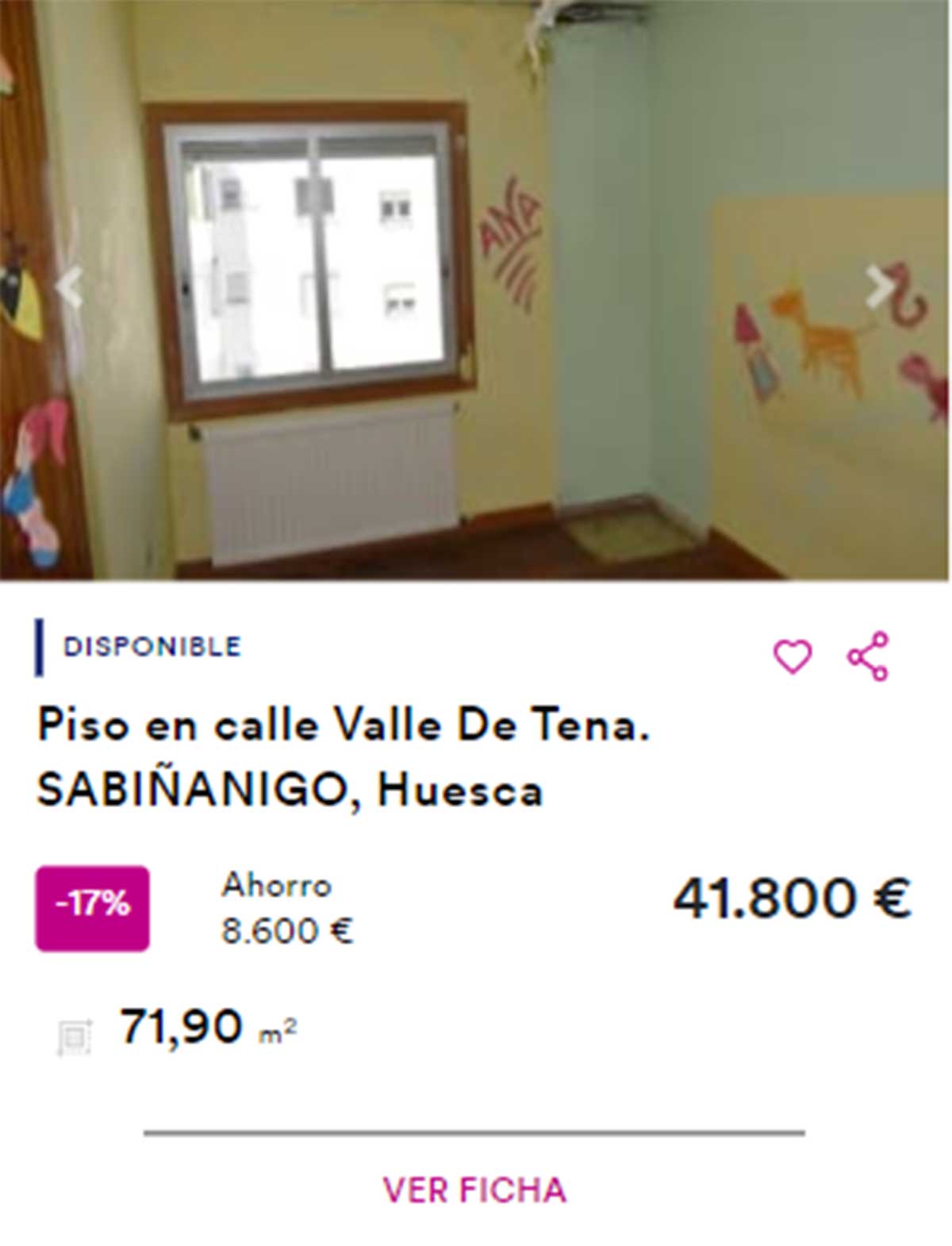 Piso de BBVA a la venta por 41.000 euros