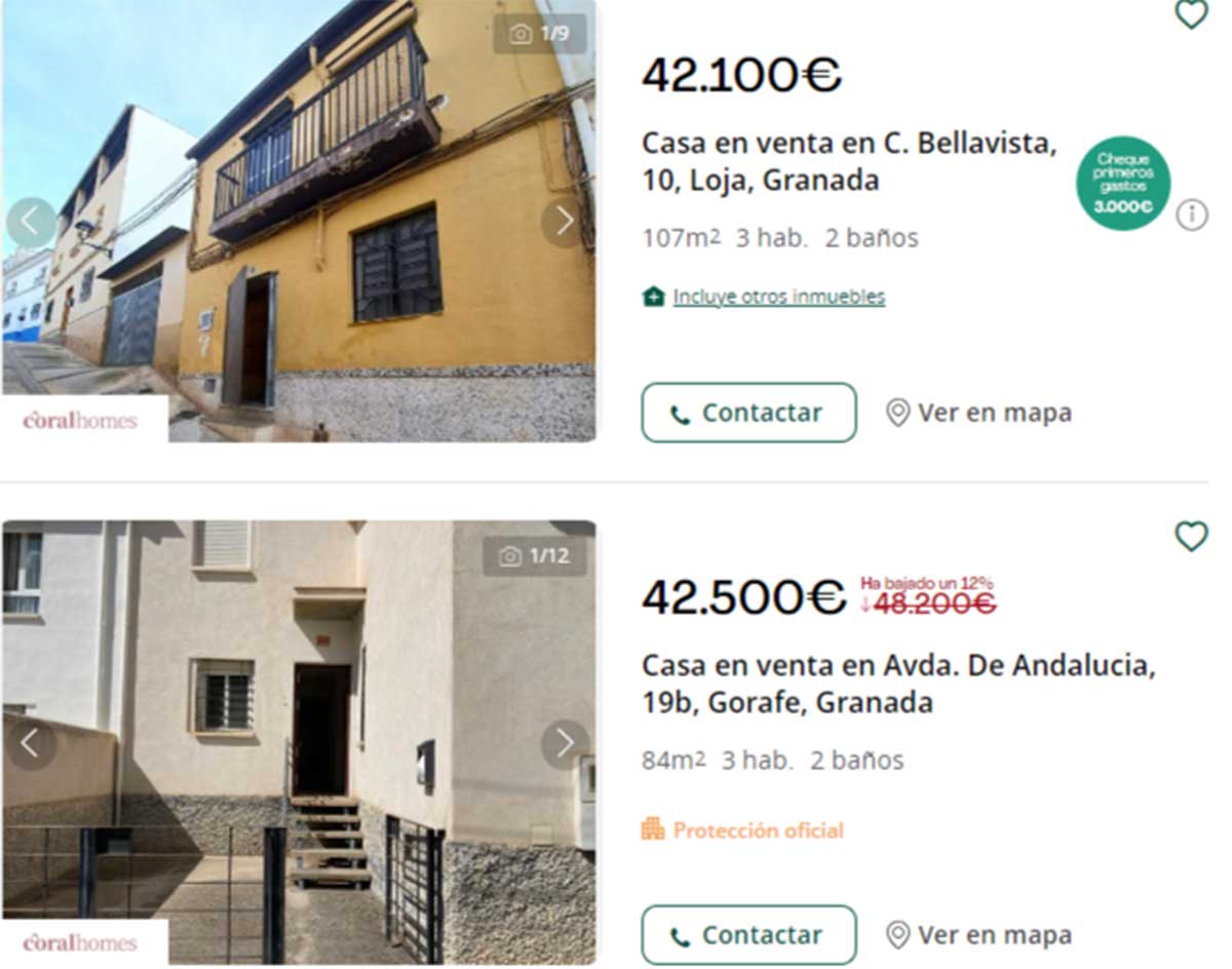 Piso a la venta en Granada por 42.000 euros