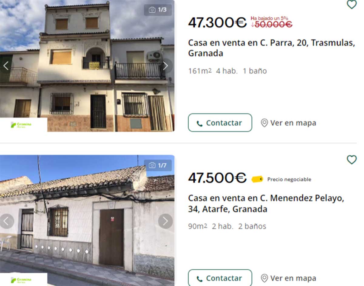 Piso a la venta en Granada por 47.000 euros