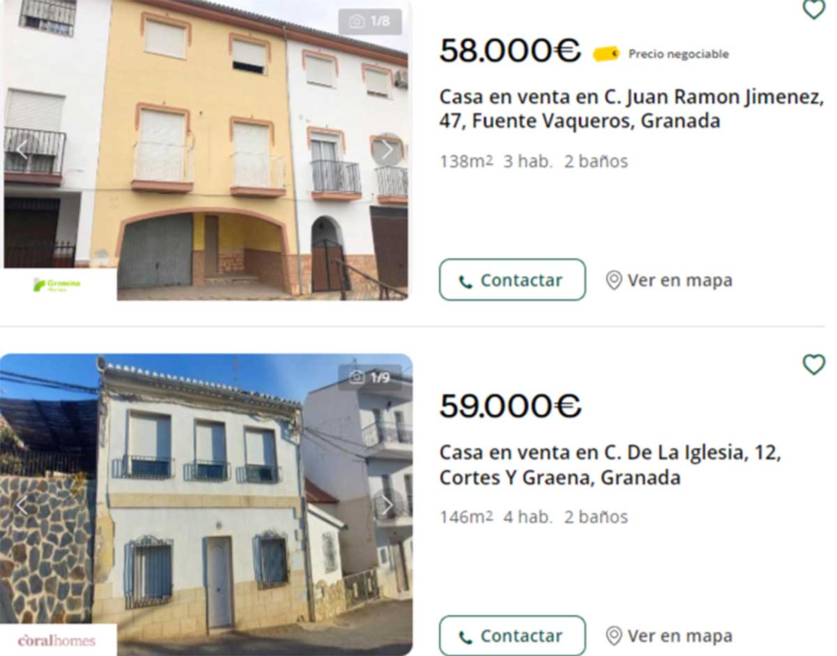 Piso a la venta en Granada por menos de 60.000 euros