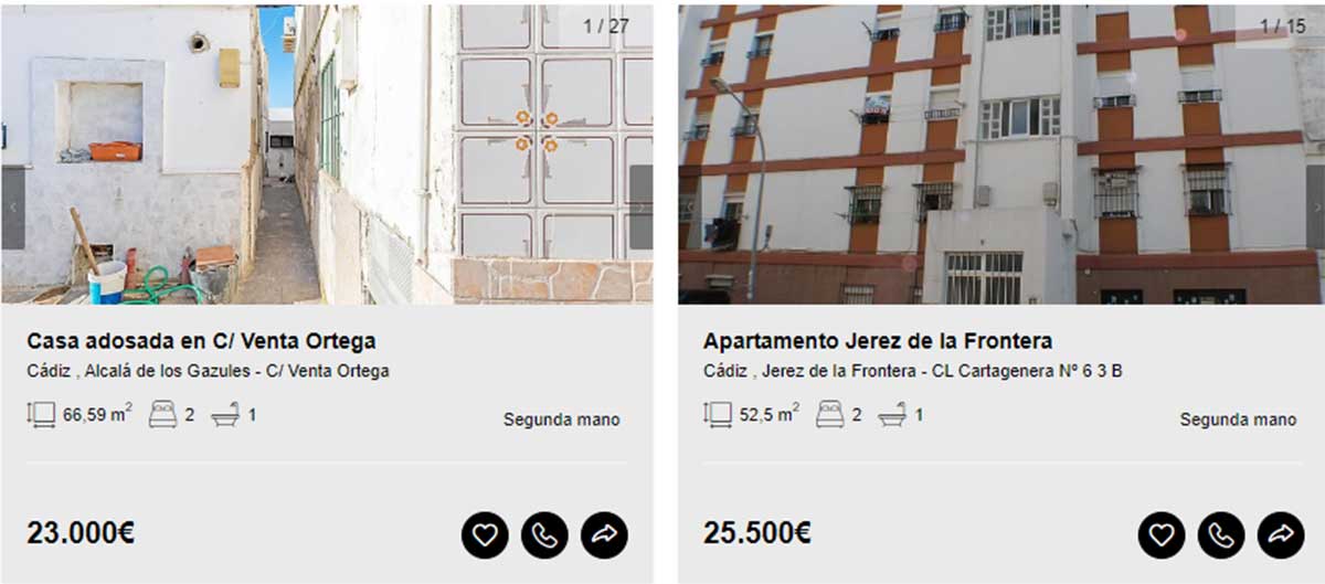 Piso a la venta en Cádiz por 23.000 euros