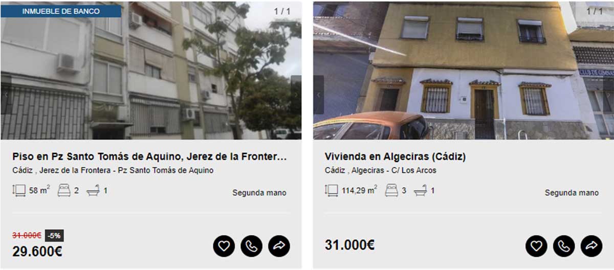 Piso a la venta en Cádiz por 29.000 euros