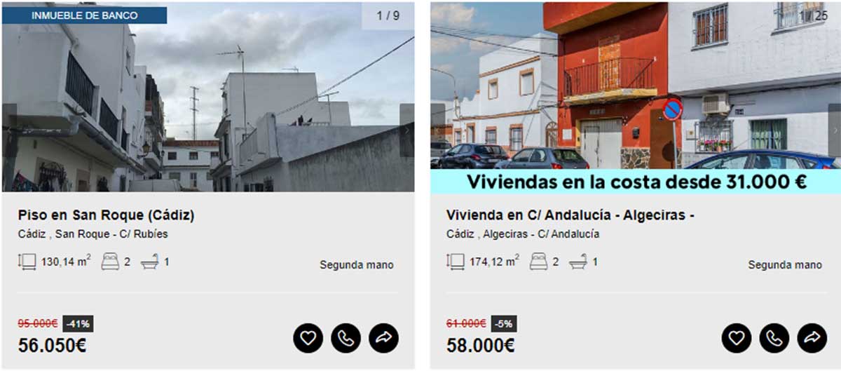 Piso a la venta en Cádiz por 55.000 euros